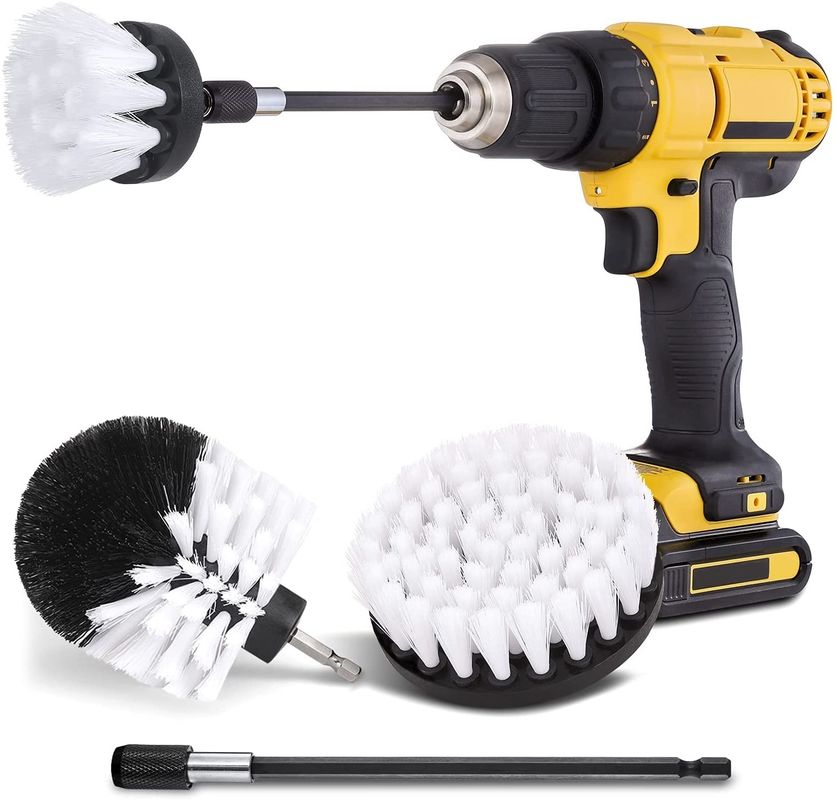 310g Car Detail Drill Brush Kit 88mm Outside Diameter Drill Scrubber Attachments