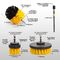 Yellow color Drill Scrubber Brush Drill Brush with Extend Attachment for Bathroom