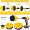 4 Pieces Drill Brush Attachment Set with Extension rob For Cleaning Grout,Wheel,Tub,ect