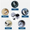 15cm White Soft Electric Drill Brush Attachments Plastic For Carpet Glass Car 420g